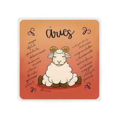 Mini Luminaria Box Signos Aries Usb Luz Difusa Decoracao Iluminacao Suave Aries Bivolt