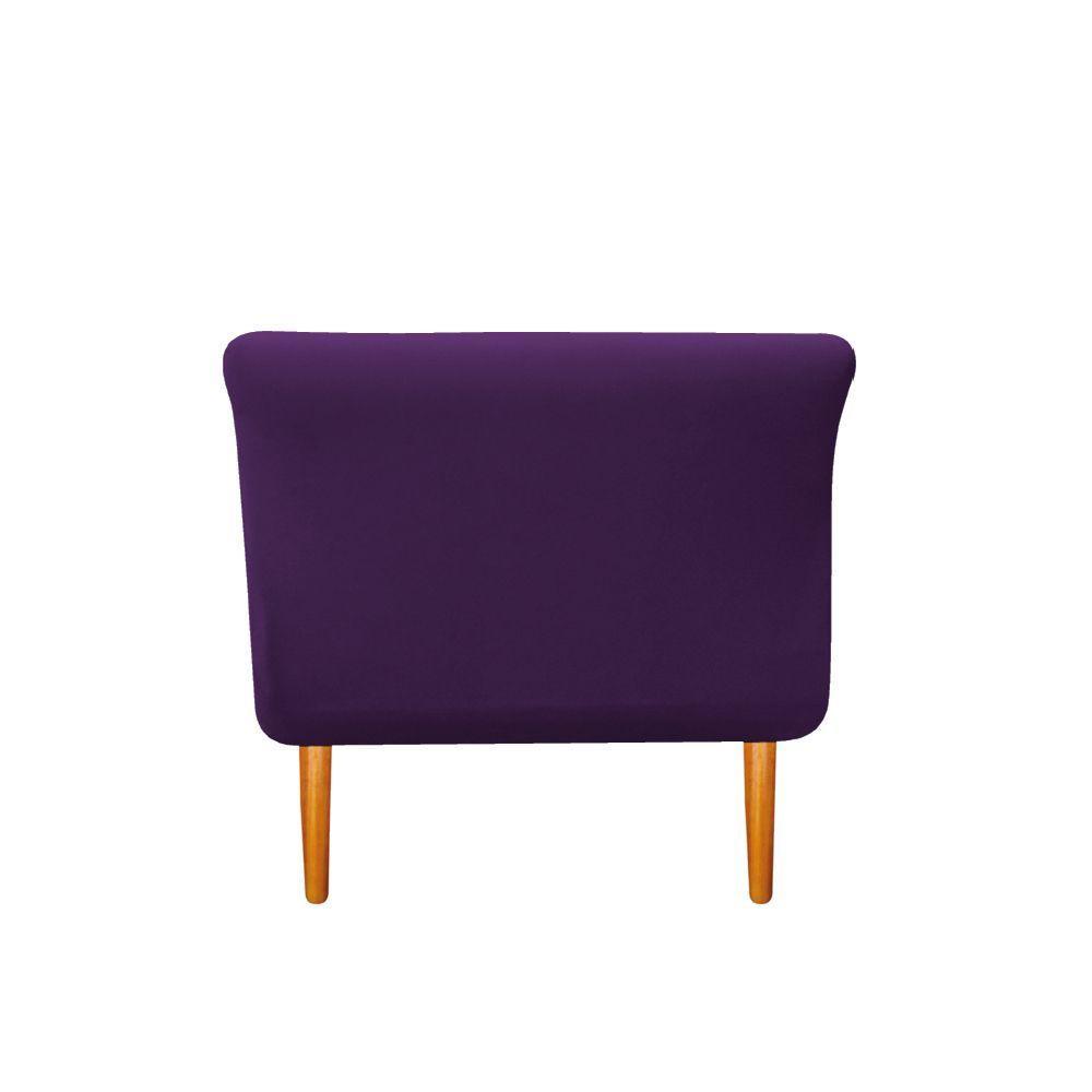 Recamier estofado Ari 195 Cm King Size Suede Roxo - 5