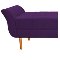 Recamier estofado Ari 195 Cm King Size Suede Roxo - 3