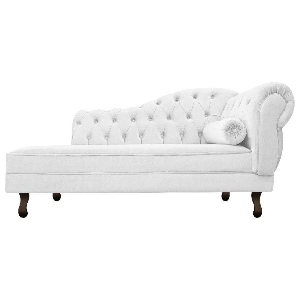 Recamier Diana 185cm Lado Esquerdo Corano Branco - 3