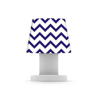 Luminária Abajur Zig Zag com Luz Difusa e Capa Removível Bivolt