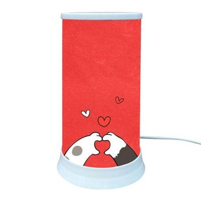 Luminária de Mesa Love Cat Iluminação Difusa Protege a Visão Branco Hug