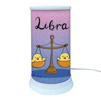 Luminária de Mesa Libra com Iluminação Suave e Design Astrológico Bivolt Hug 14CM