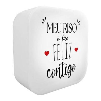Luminária Box Meu Riso Luz Difusa Ideal para Leitura Bivolt 110V-220V