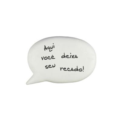 Luminária Balão de Recados Blablabla com Escrita e Iluminação Decorativa Bivolt 110V 220V