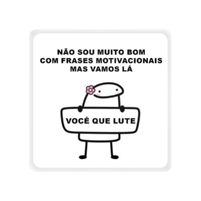 Luminária Bentô Box Mini Você Que Lute com Frase Motivacional e Humor Bivolt