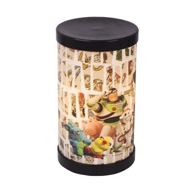 Luminária de Mesa Toy Story Iluminação Decorativa com Personagens Disney Preto 14,50CM