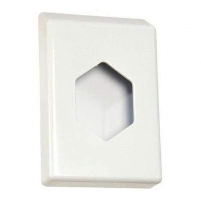 Kit 2 Suportes para Saquinho Descarte de Absorvente em Plástico ABS com 50 Sacos Branco Higipack