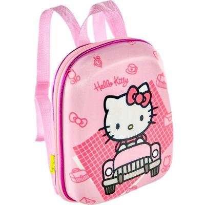 Mochila Infantil Max Toy Hello Kitty Tamanho P Alças Ajustáveis 01 Unidade Rosa
