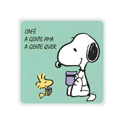 Luminária Box Slim Snoopy Luz Difusa Leitura Decoração Café Bivolt USB LED 5W