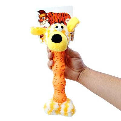 Brinquedo Hercules Soft Cachorro Salsicha para Todos os Portes Laranja com Apito Interno 1 Unidade