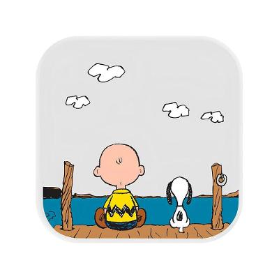 Luminária Box Snoopy And Charlie Brown com Luz Difusa Bivolt 23CM