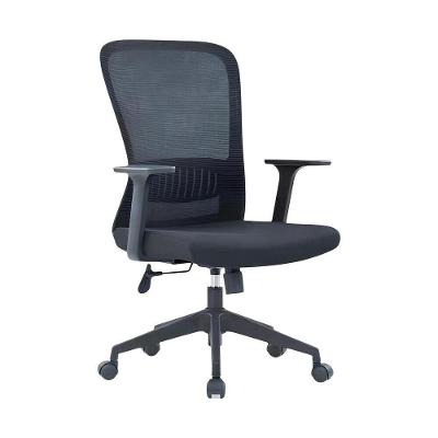 Cadeira de Escritório Pulse Ergonômica Tela Mesh Base Giratória com Apoio Lombar Preto 120KG