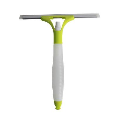 Rodo de Janela com Spray Plástico Reservatório 100ML Limpeza de Vidros Verde Nobre