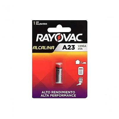 Bateria Alcalina V23GA 12V para Relogios Controles Chaves de Carro e Brinquedos Rayovac 1 Unidade