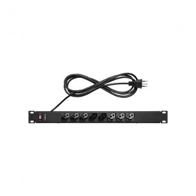 Protetor Eletrônico para Rack EPR 208+ com 8 Tomadas Bivolt Intelbras 3 METROS