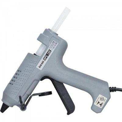 Pistola de Cola Quente Hikari HPC-100 Profissional 100W Bivolt Pequena para Bastao 11~12mm Cinza