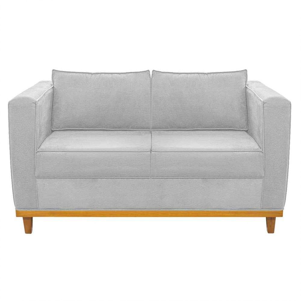 Sofá 2 Lugares Europa Corano Branco - 5