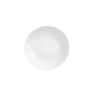 Prato Raso Leonora HO em Porcelana Brilho Uso Diário Branco Tramontina 25CM