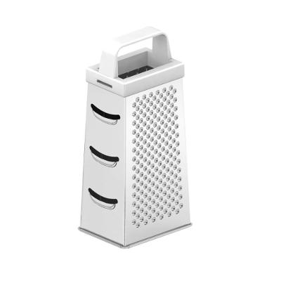 Ralador 4 Faces Utilitá em Aço Inox com Lâminas Diferentes para Cozinha Branco Tramontina