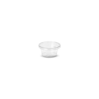 Pote para Molho G695cr com Tampa 30ML Polietileno Transparente para Delivery 700un Galvanotek
