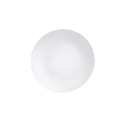 Prato Raso Sophia Porcelana Liso para Uso Diário Branco Tramontina 28CM