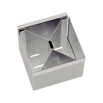 Porta Talheres Tramontina em Aço Inox Scotch Brite Secagem Cozinha Inox 16CM