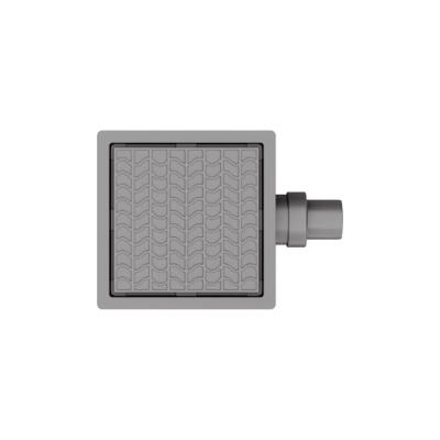 Ralo Neo Hidden com Sistema Oculto e Válvula Anti-Retorno Cinza Tramontina 15CM