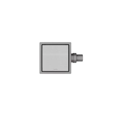 Ralo Neo Square com Tampa Aço Inox e Válvula Anti-Retorno Prata Tramontina 15x15CM