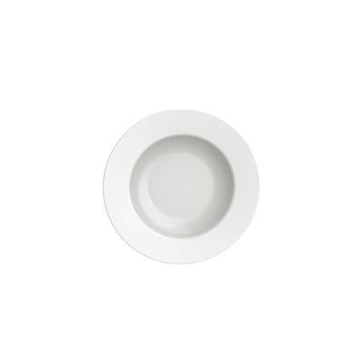 Prato Fundo Maria Augusta HO em Porcelana Brilho para Uso Diário Branco Tramontina
