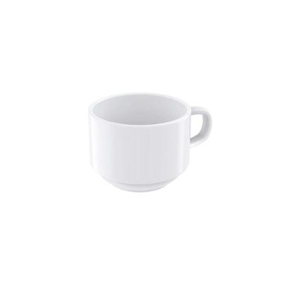 Xícara de Chá Paola Hs em Porcelana para Cozinha Branca Tramontina 240ML