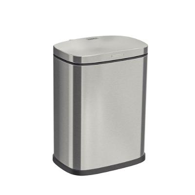 Lixeira Tipo D Perfecta 3L Aço Inox Abertura Manual Sistema Stay-open Prata Tramontina