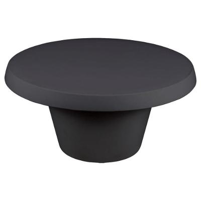 Mesa de Centro Cona Redonda Plastico 79,5CM Grafite Peso Suportado 120kg Tramontina