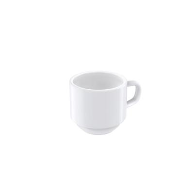 Xícara de Café Paola Hs em Porcelana Alta Resistência para Uso Diário Branco Tramontina 100ML