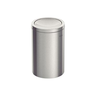 Lixeira Swing 20L Aço Inox Basculante Tampa Scotch Brite Prata Tramontina