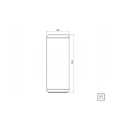 Lixeira Inox Piemonte 40L Aço Inox Abertura Basculante Amarela Prata Tramontina