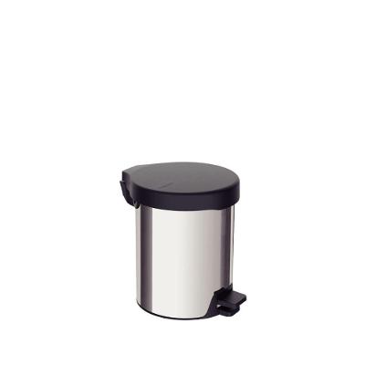 Lixeira com Pedal New 5L Aço Inox Abertura por Pedal Inox Tramontina