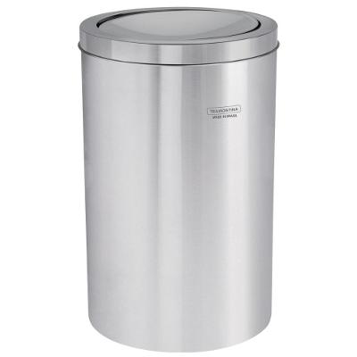 Lixeira Swing 12L Aço Inox Abertura Basculante Inox Tramontina
