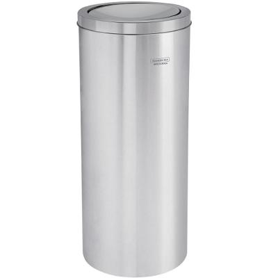 Lixeira Swing 30L Aço Inox Abertura Basculante Scotch Brite Prata Tramontina