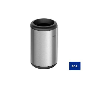 Lixeira Portofino 10L Aço Inox Abertura Manual Inox Tramontina