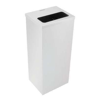 Lixeira Square 50L Aço Inox Abertura Manual Prata Tramontina