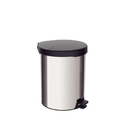 Lixeira com Pedal New 12L Aço Inox com Tampa Plástica Inox Tramontina