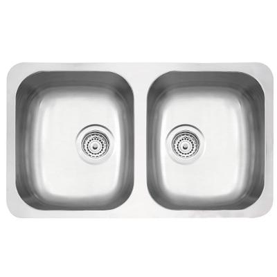 Cuba de Embutir Isis Plus 2c 34 Bl Retangular Aço Inox Acetinado Tramontina 77,5CM