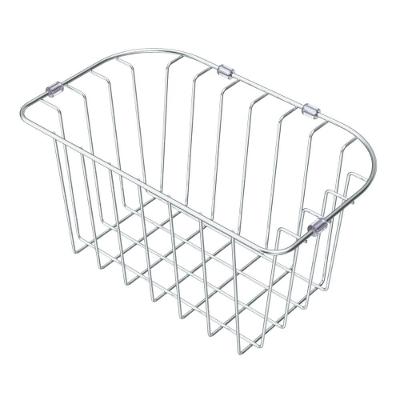 Cesto Aramado Morgana Compact 48 Fx para Higienização em Aço Inox 304 com Apoios em Polietileno Aço