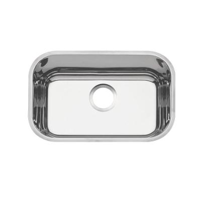 Cuba de Embutir Lavínia 47 Bl Prime Retangular Aço Inox 304 Alto Brilho Tramontina 30CM