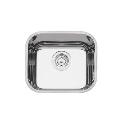 Cuba de Embutir Lavínia 40 Bl Prime Retangular Aço Inox Alto Brilho Prata Tramontina 34CM