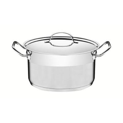 Caçarola Professional Aço Inox com Fundo Triplo 24CM Distribuição Uniforme Tramontina 6,1L