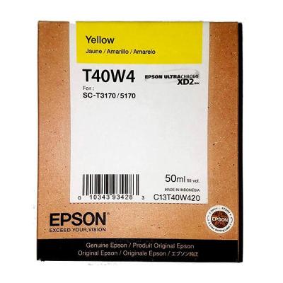 Cartucho T40W420 com Tinta Pigmentada e Tecnologia Ultrachrome XD2 Amarelo Epson 50ML