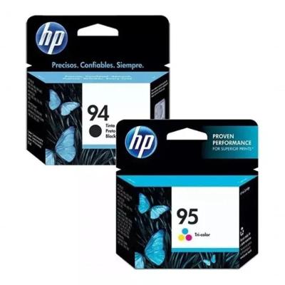 Cartucho de Tinta HP 94 Preto e HP 95 Color C8765WB - C8766WB Original para HP Deskjet Officejet