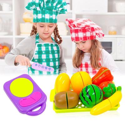 Brinquedo Frutas e Legumes CY0123 com Fecho de Contato 10 Peças